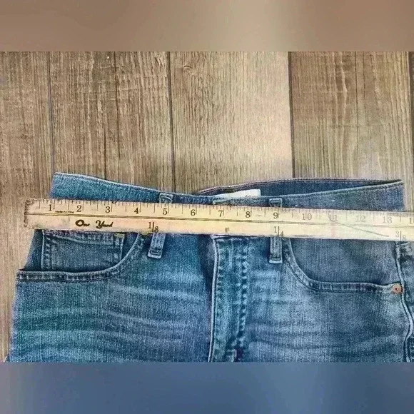 Womens Madewell high-rise denim shorts sz 26 - Picture 4 of 7